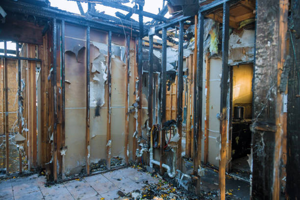 Professional Fire Damage Assessment technician working in Regency at Monroe, NJ